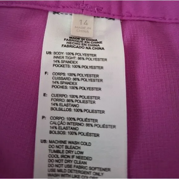 NWT Adidas Sz 14 pink skort - Picture 4 of 10